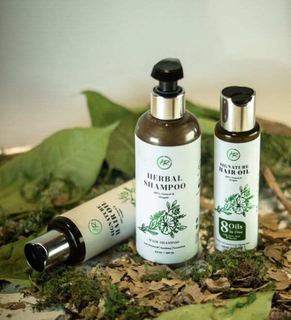Hair Oil and Shampoo for Long Hair and Hair Fall Control (Combo Pack)